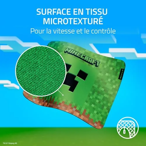 Razer Gigantus V2 M Minecraft Edition Vert - vue 3