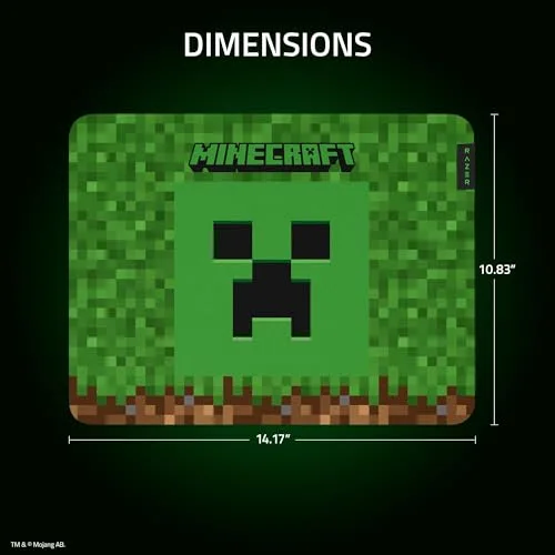 Razer Gigantus V2 M Minecraft Edition Vert - vue 6