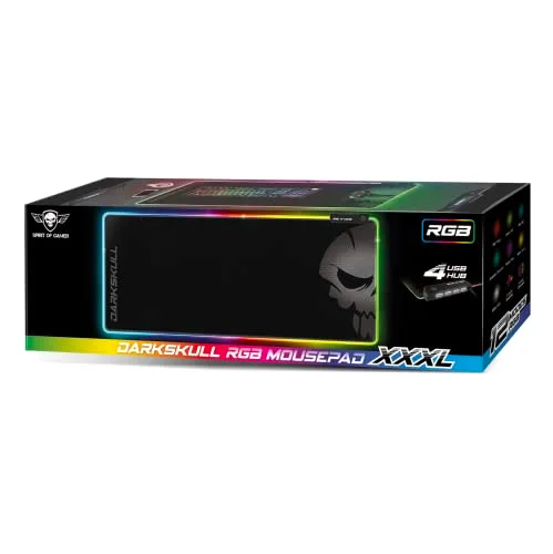 Spirit Of Gamer Darkskull Hub RGB XXXL Noir - vue 8
