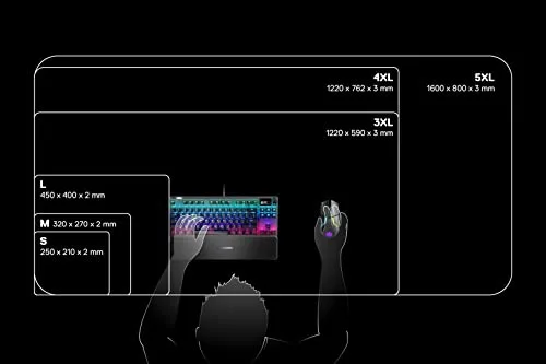 SteelSeries QcK 3XL Noir - vue 4