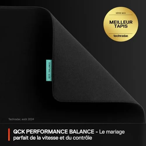 SteelSeries QcK Performance XL Noir - vue 2