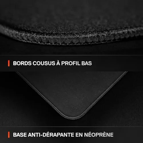 SteelSeries QcK Performance XL Speed Noir - vue 5