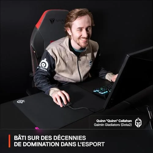 SteelSeries QcK Performance XL Speed Noir - vue 8