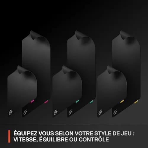 SteelSeries QcK Performance XL Speed Noir - vue 9