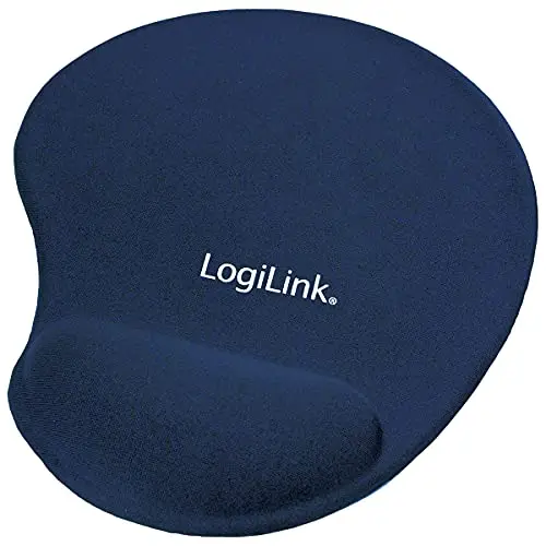 LogiLink Tapis de souris bleu 250x220x3 mm