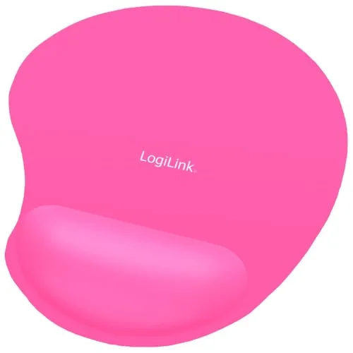 LogiLink ID0027P tapis de souris gel rose 3 mm