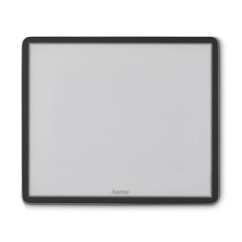 Hama Tapis de souris porte-documents transparent/noir