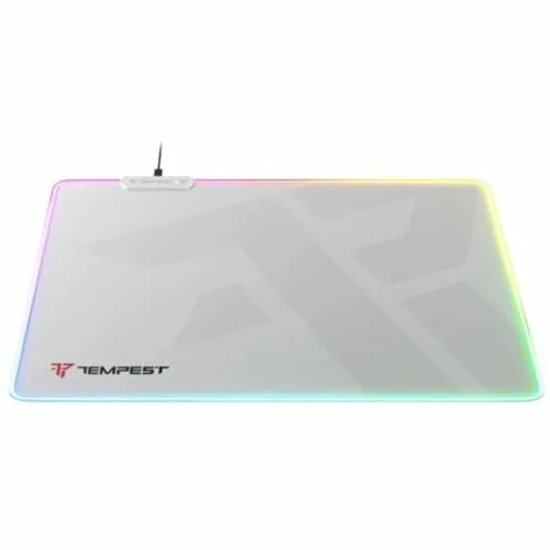 Tapis de souris Tempest RGB 46x36cm Blanc