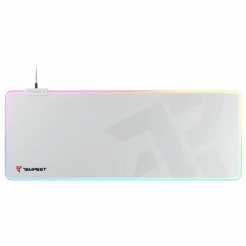 Tapis de souris Tempest RGB 80x30cm Blanc