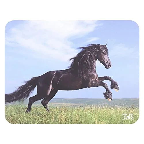 T'nB Tapis de souris illustré Cheval