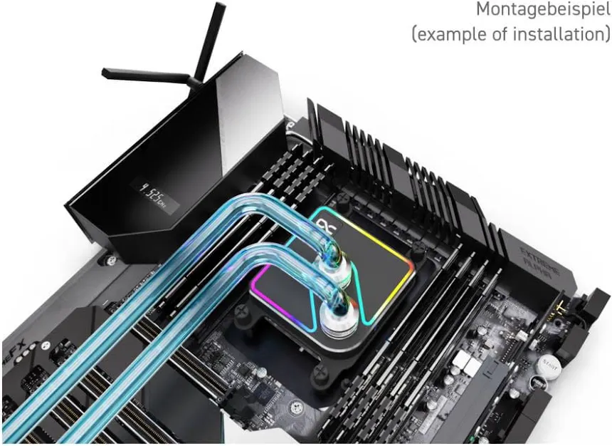 Alphacool Core 1 Aurora Noir - vue 3