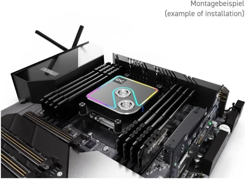 Alphacool Core 1 Aurora Noir - vue 4