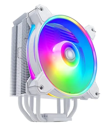 COOLER MASTER - Hyper 212 Halo White ARGB - Ventirad - TDP 180w - 120 mm - vue 5