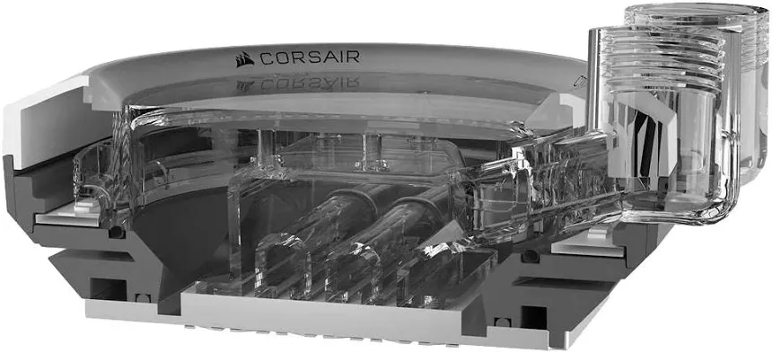 Corsair iCUE LINK XC7 RGB ELITE White - vue 4