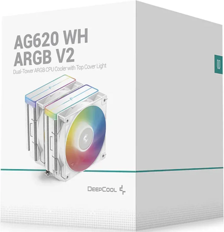 DeepCool AG620 BK ARGB V2 Noir - vue 2