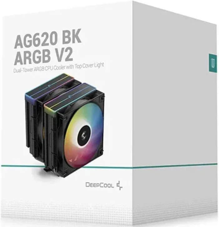 DeepCool AK620 ARGB V2 Noir - vue 3