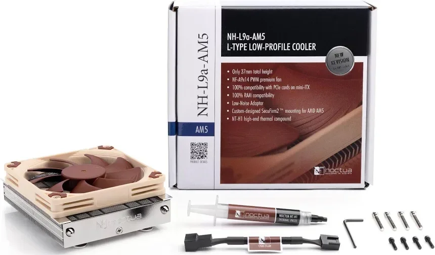 Noctua NH-L9a-AM5 Noir - vue 5
