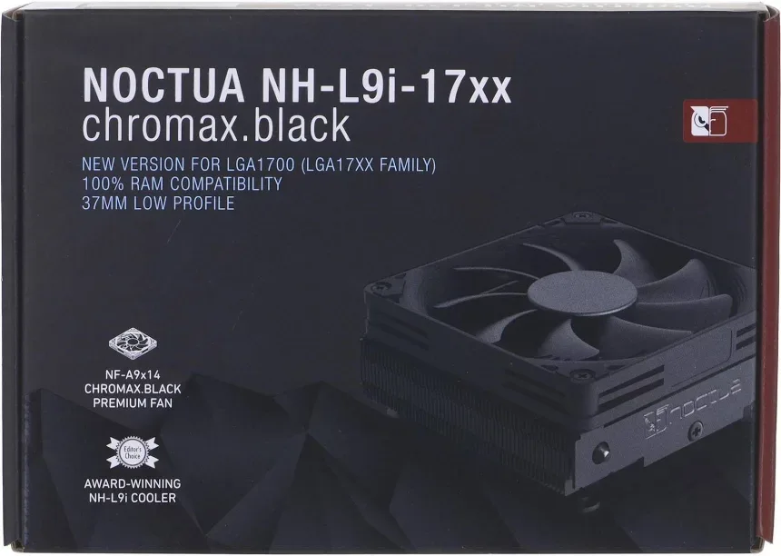 Noctua NH-L9i-17xx Chromax Black - vue 4