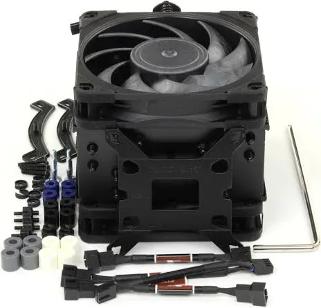 Noctua NH-U12A chromax.black - vue 3