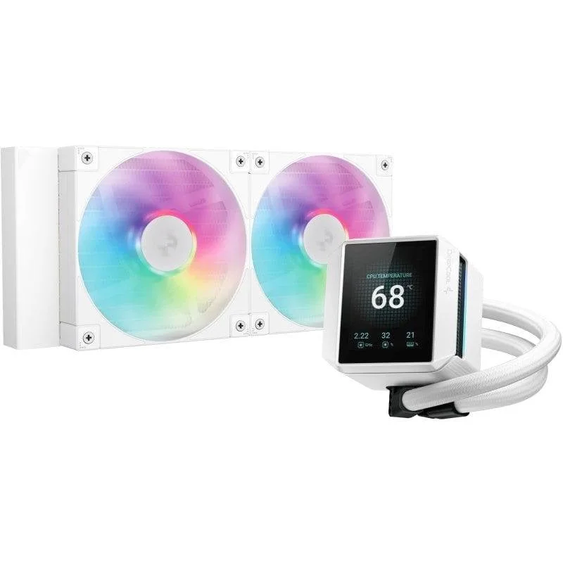 DeepCool MYSTIQUE 240 WH ARGB LCD 240 mm