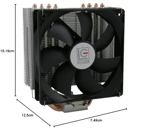 Refroidisseur de processeur - LC-POWER - LC-CC-120 - 120mm - Aluminium - Compatible Socket AM4 - vue 5