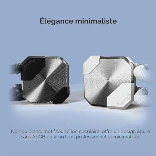 Refroidisseur de processeur - MONTECH - HyperFlow Silent 360 - Ultra silencieux - 3100 tr/min - Blanc - vue 5