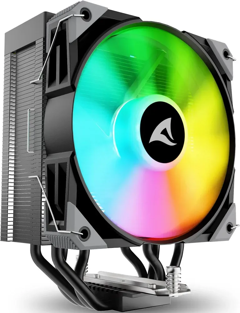 Sharkoon A40 RGB Refroidisseur CPU Noir - vue 3