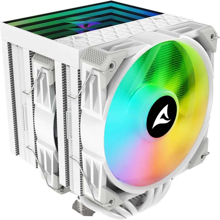 Sharkoon A60 RGB Refroidisseur CPU Blanc - vue 2