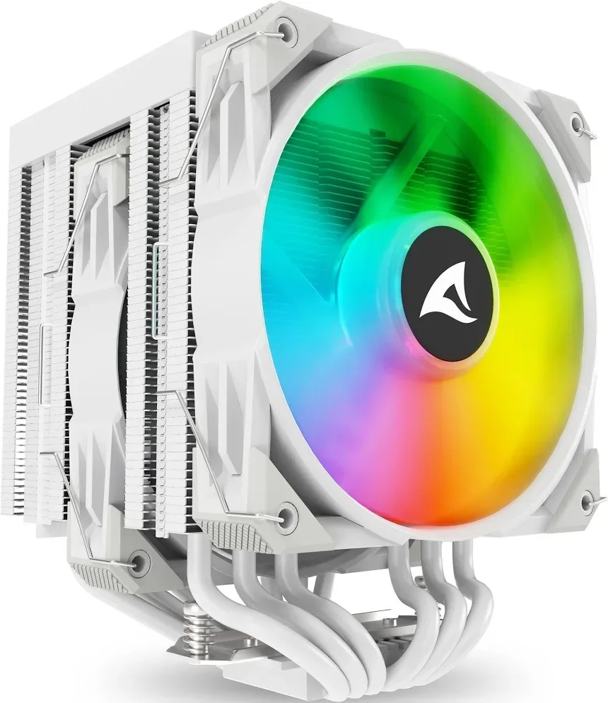 Sharkoon A60 RGB Refroidisseur CPU Blanc - vue 5