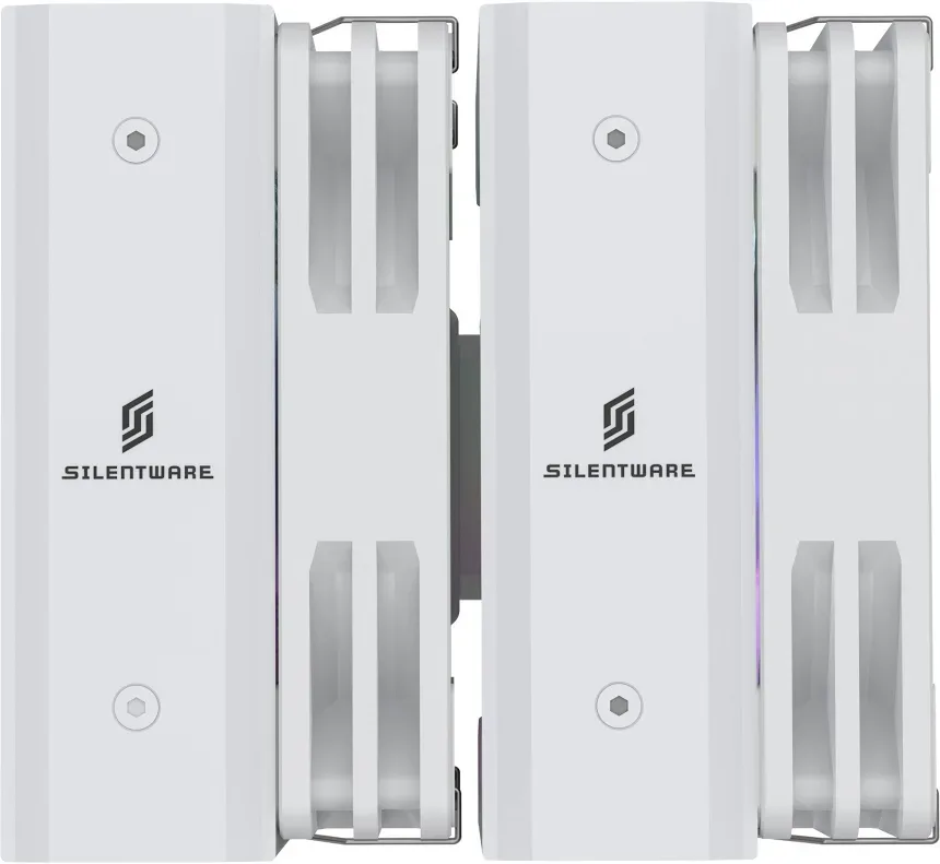 SILENTWARE Titan Blanc Refroidisseur CPU RGB - vue 5