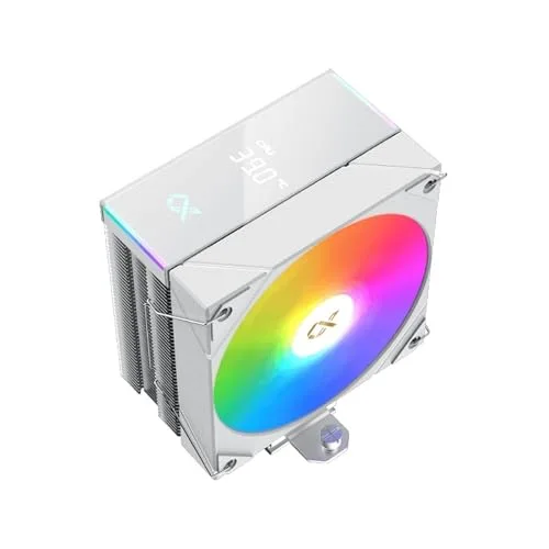 Ventirad CPU - XIGMATEK AK4 Digital Arctic - AMD AM5/AM4 - Ventilateur 1x 120 mm ARGB - Blanc - vue 2