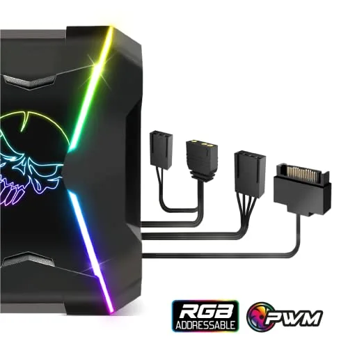 Ventirad - Spirit Of Gamer - Aircooler Pro RGB - Silencieux - Aluminium - Compatible Intel/AMD - vue 3