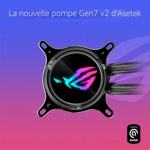 ASUS ROG STRIX LC III 360 Noir - vue 3