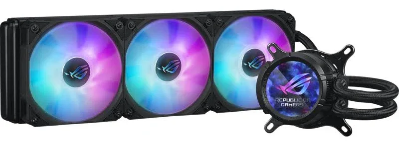 ASUS ROG STRIX LC III LCD 360 ARGB Noir - vue 1