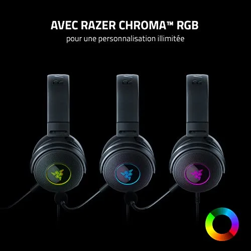 Casque gaming RAZER KRAKEN V3 - Filaire Noir Stéréo - vue 5