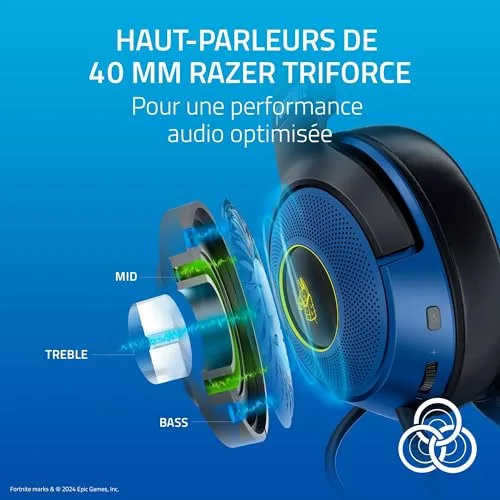 Casque gaming - RAZER - Kraken v3 X - Filaire - Son surround 7.1 - Circum-aural fermé - vue 4