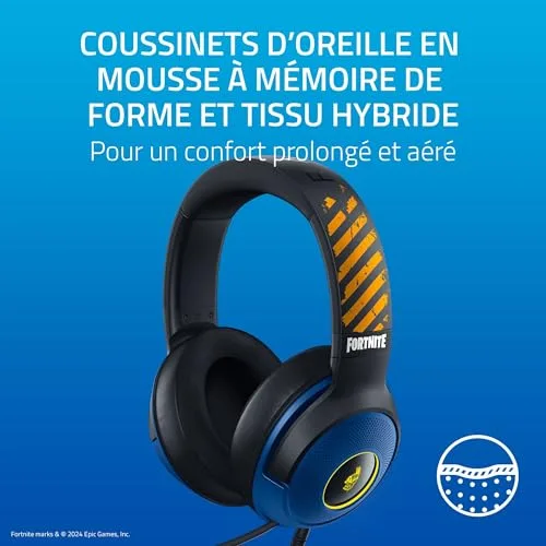 Casque gaming - RAZER - Kraken v3 X - Filaire - Son surround 7.1 - Circum-aural fermé - vue 6