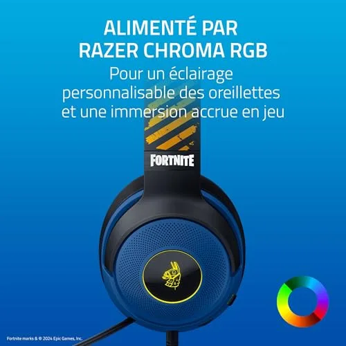 Casque gaming - RAZER - Kraken v3 X - Filaire - Son surround 7.1 - Circum-aural fermé - vue 8