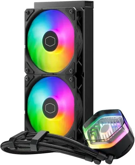 Cooler Master MasterLiquid 240 Atmos Noir - vue 3