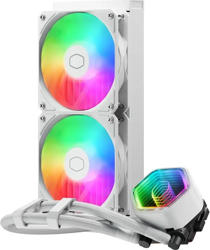 Cooler Master MasterLiquid 240 Core II ARGB Blanc - vue 2