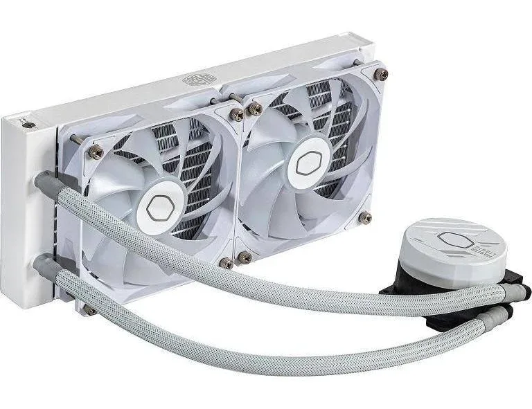 Cooler Master MasterLiquid 240 Core II ARGB Blanc - vue 3