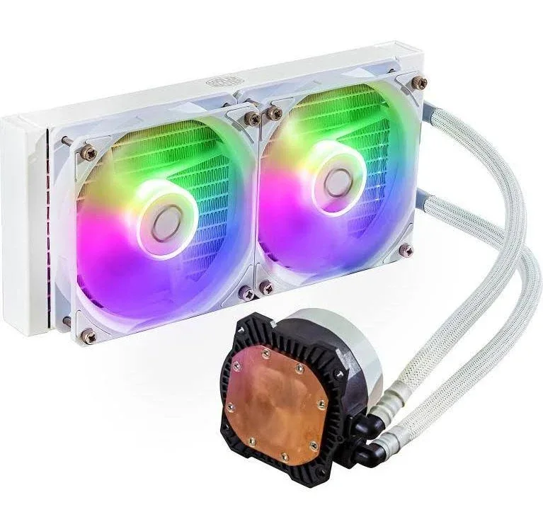 Cooler Master MasterLiquid 240 Core II ARGB Blanc - vue 4
