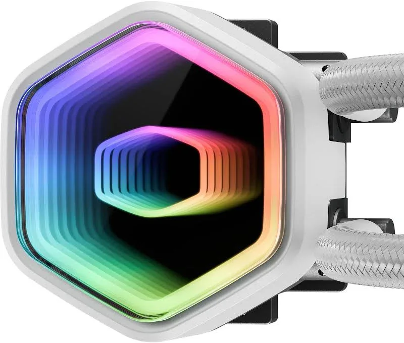 Cooler Master MasterLiquid 240 Core II ARGB Blanc - vue 5