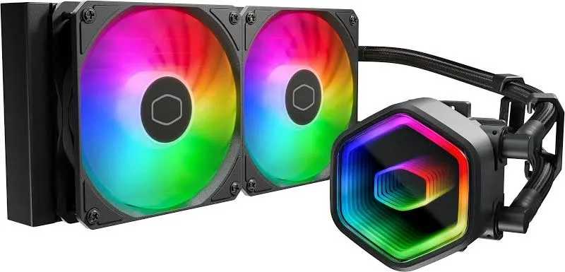 Cooler Master MasterLiquid 240 Core II ARGB Noir - vue 2