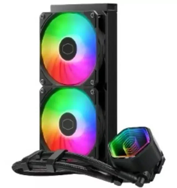 Cooler Master MasterLiquid 240 Core II ARGB Noir - vue 1
