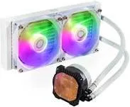 Cooler Master MasterLiquid 240L Core ARGB Blanc - vue 3