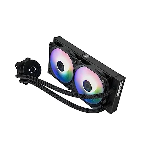 COOLER MASTER - MasterLiquid 240L Core ARGB - Watercooling - 240mm (MLW-D24M-A18PZ-R1) - vue 5