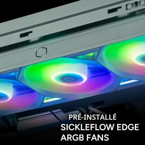 Cooler Master MasterLiquid 360 Atmos II LCD ARGB Noir - vue 8