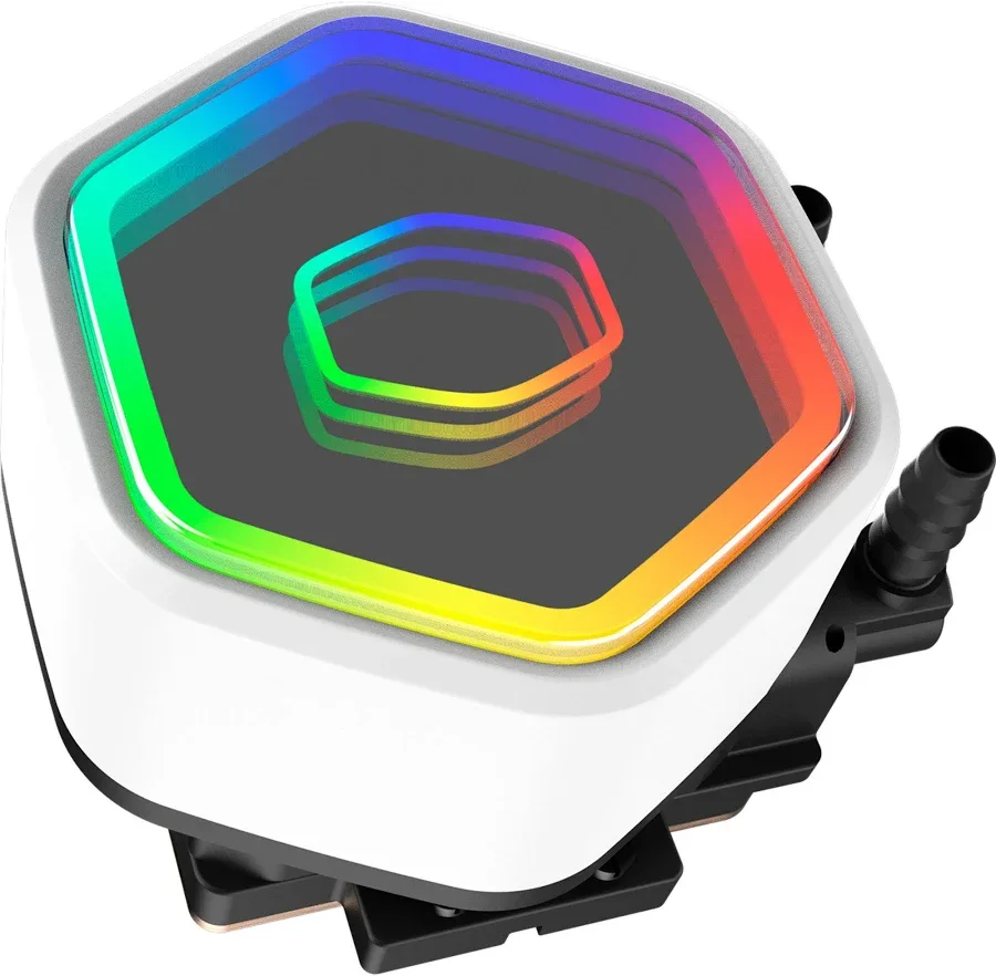 Cooler Master MasterLiquid 360 Core II ARGB Blanc - vue 2