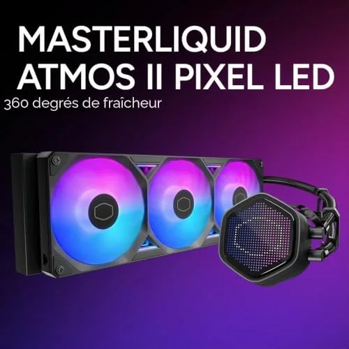Cooler Master MasterLiquid Atmos II 240mm Noir - vue 2